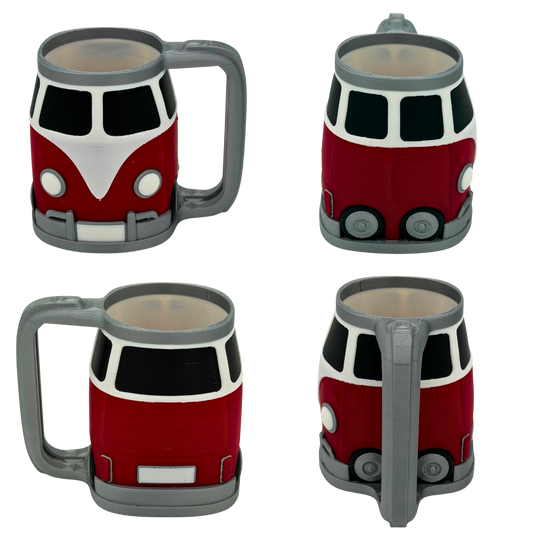 Retro busje blikhouder