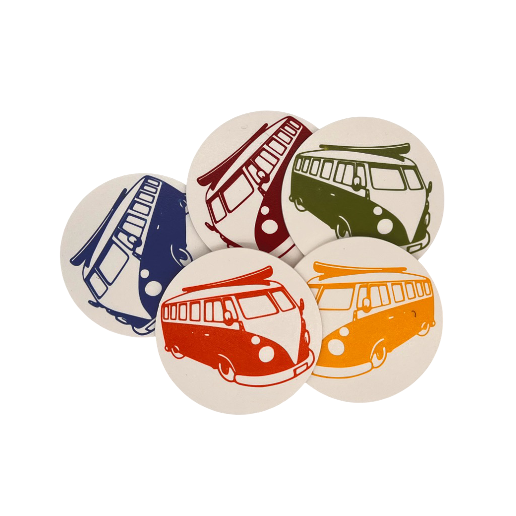 Onderzetters VW bus