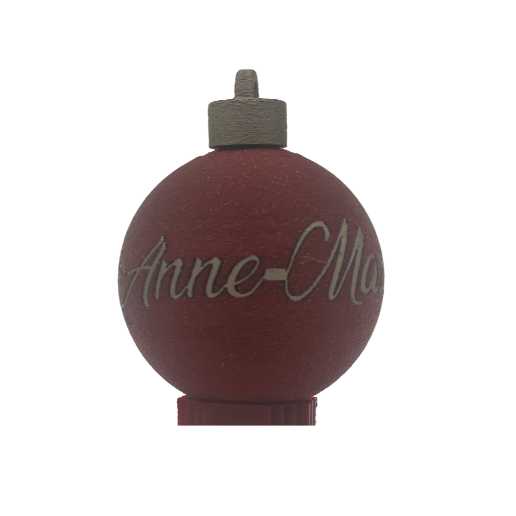 Gepersonaliseerde kerstbal