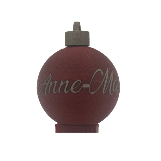 Gepersonaliseerde kerstbal