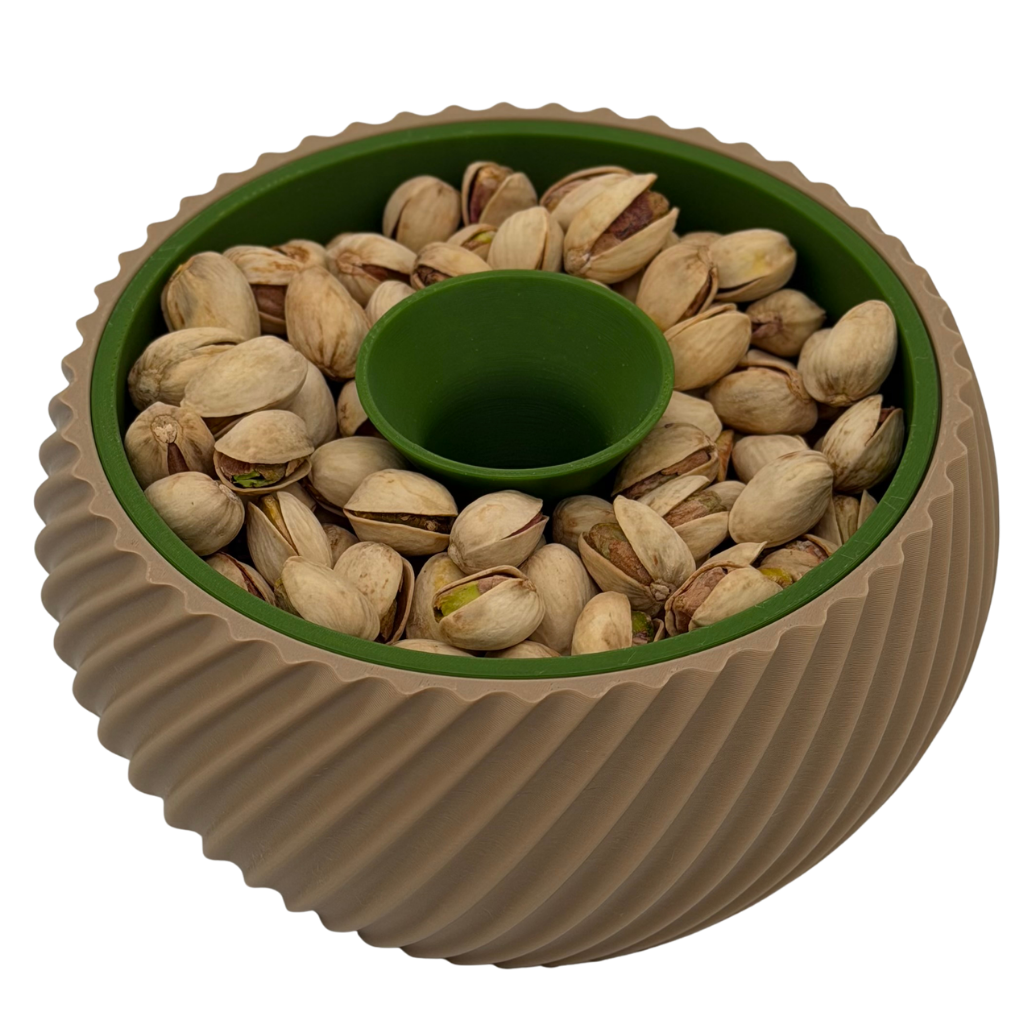 Snackkom voor pistachenoten en andere nootjes
