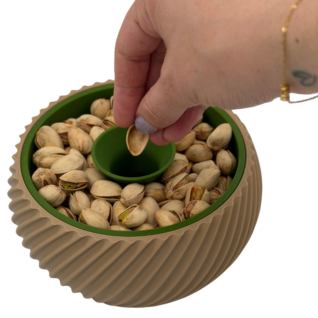 Snackkom voor pistachenoten en andere nootjes