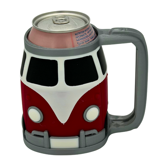 Retro busje blikhouder