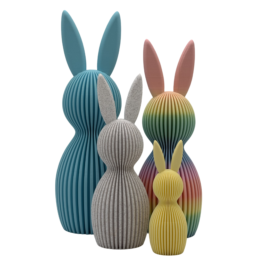 Geometrische Paashaas – Modern 3D-Design