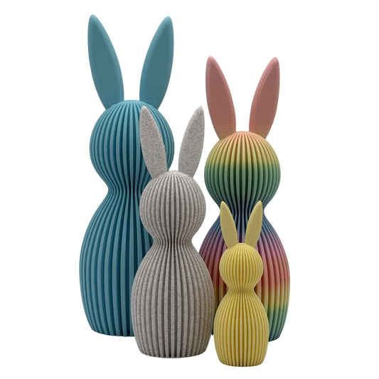 Geometrische Paashaas – Modern 3D-Design