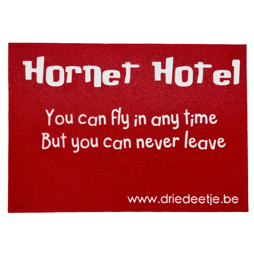 Hotel Hornet. (Selectieve Grote val Aziatische Hoornaar)