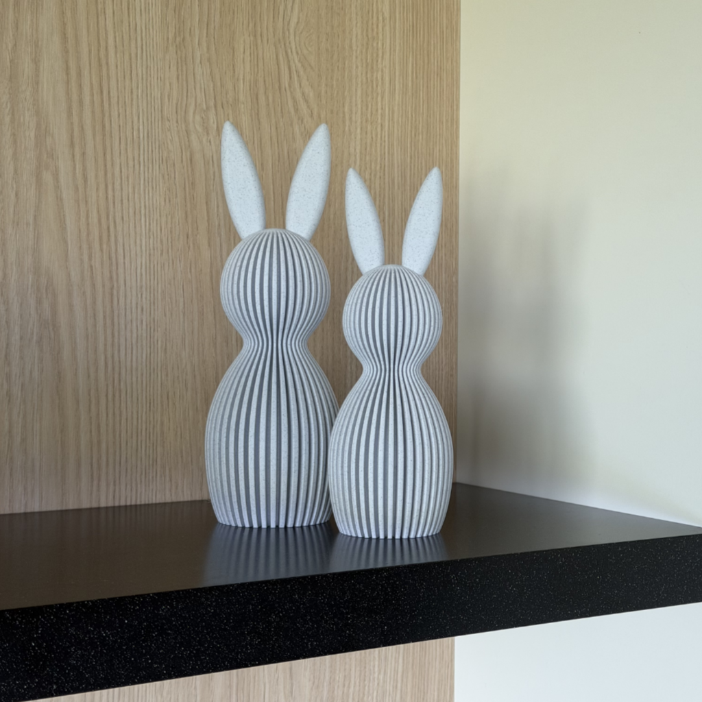 Geometrische Paashaas – Modern 3D-Design