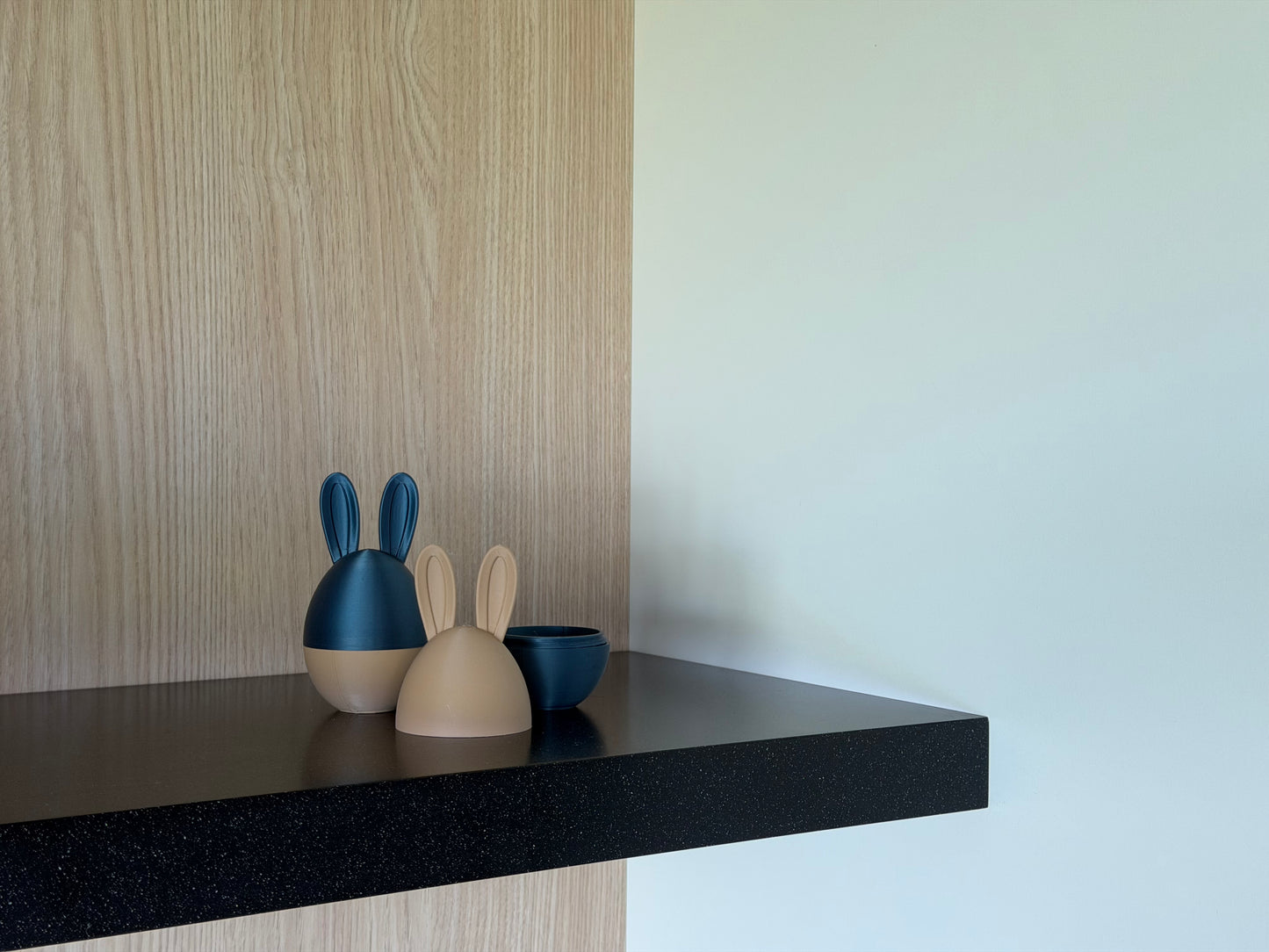 Minimalistisch 'Egg-bunny'