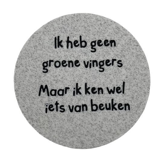 Onderzetters met grappige teksten