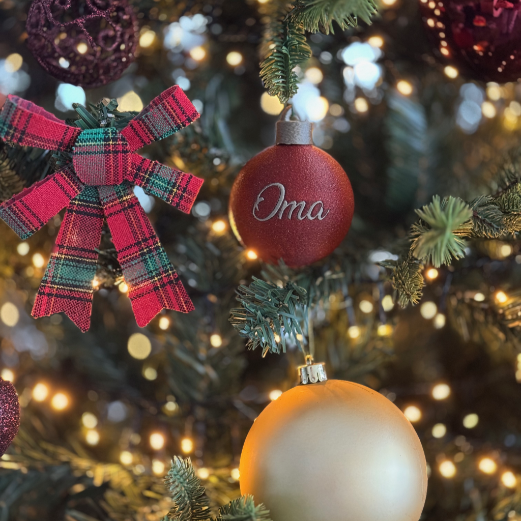 Gepersonaliseerde kerstbal