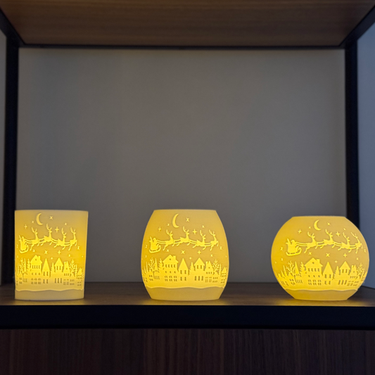 Magisch en verhalende theelichthouders