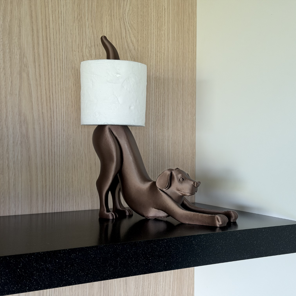 Toiletrolhouder hond