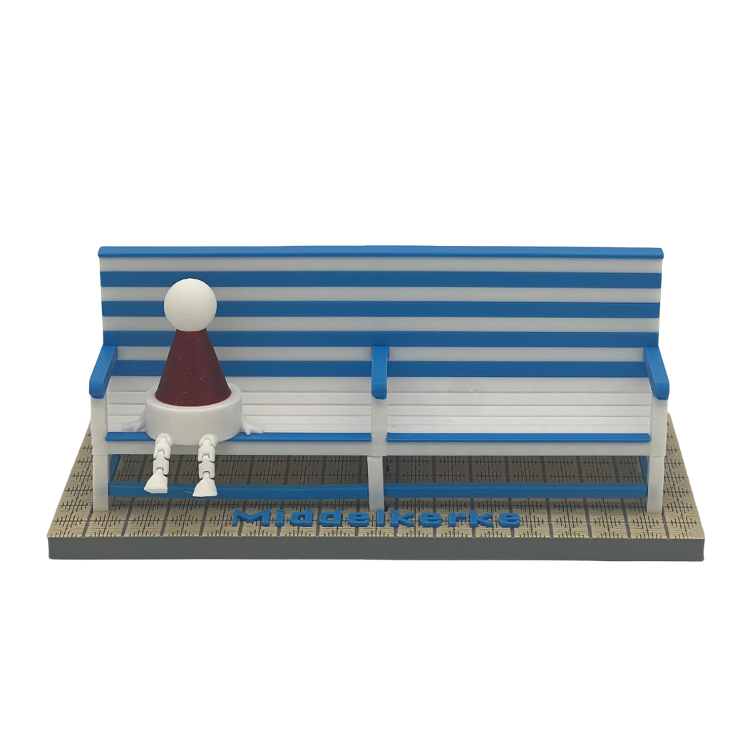 Poppetje Kerst voor bankjes Middelkerke-Westende