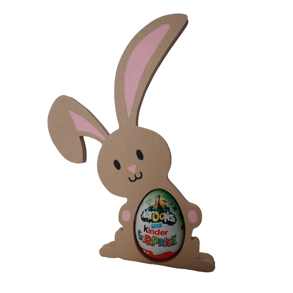 Konijn met naam voor Kindersurpise (model 2)