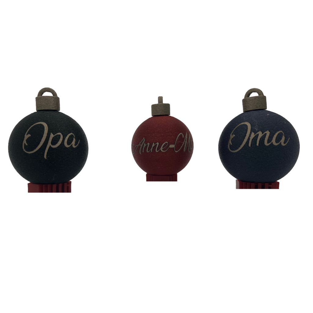 Gepersonaliseerde kerstbal