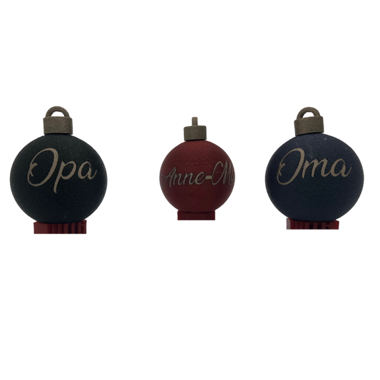 Gepersonaliseerde kerstbal