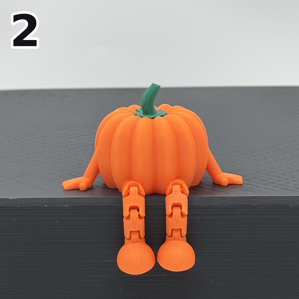 Halloweenfiguren met bungelende beentjes