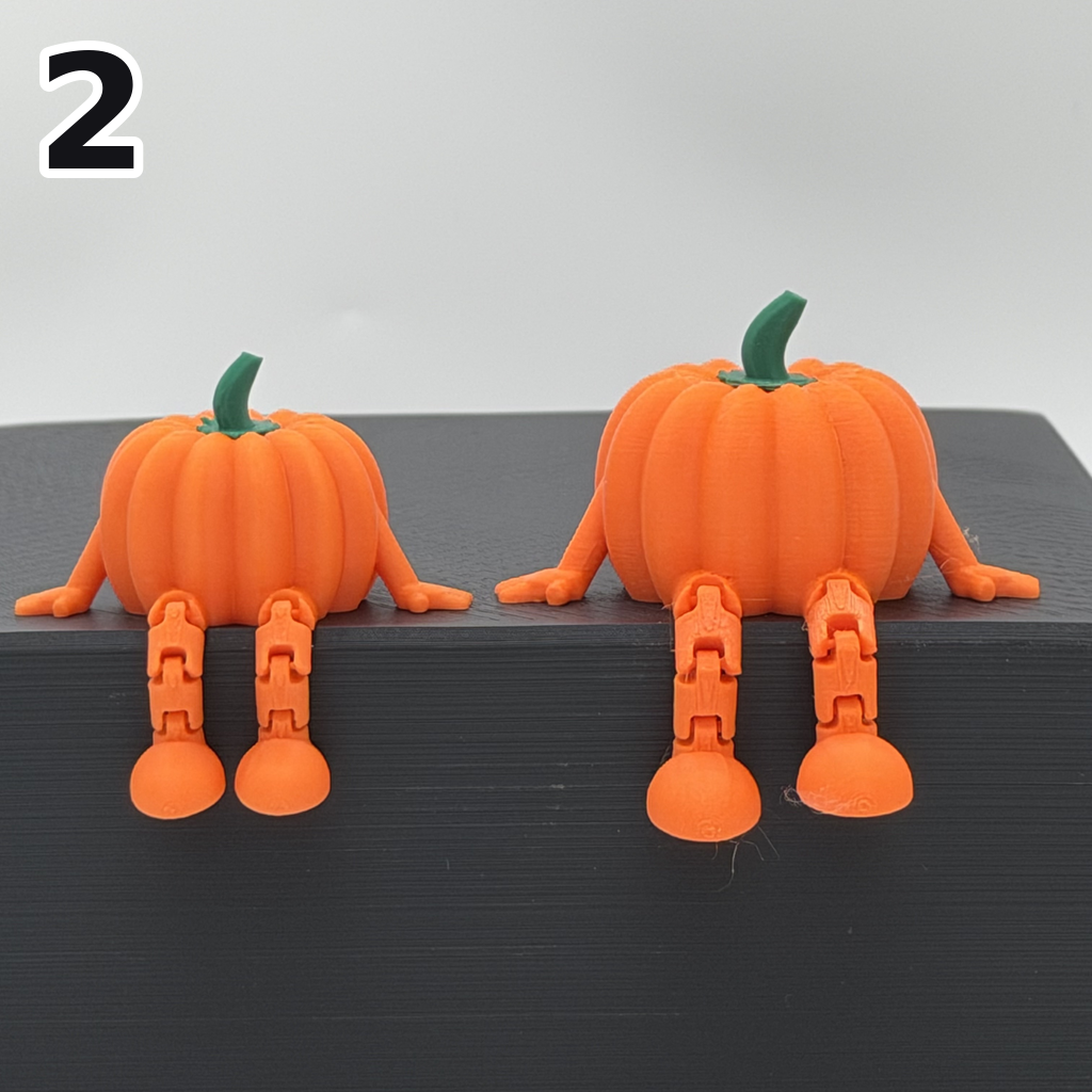 Halloweenfiguren met bungelende beentjes