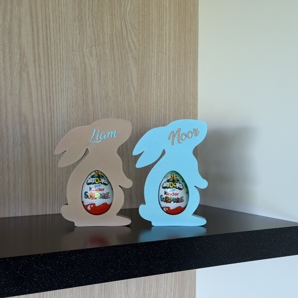 Konijn met naam voor Kindersurpise (klein)
