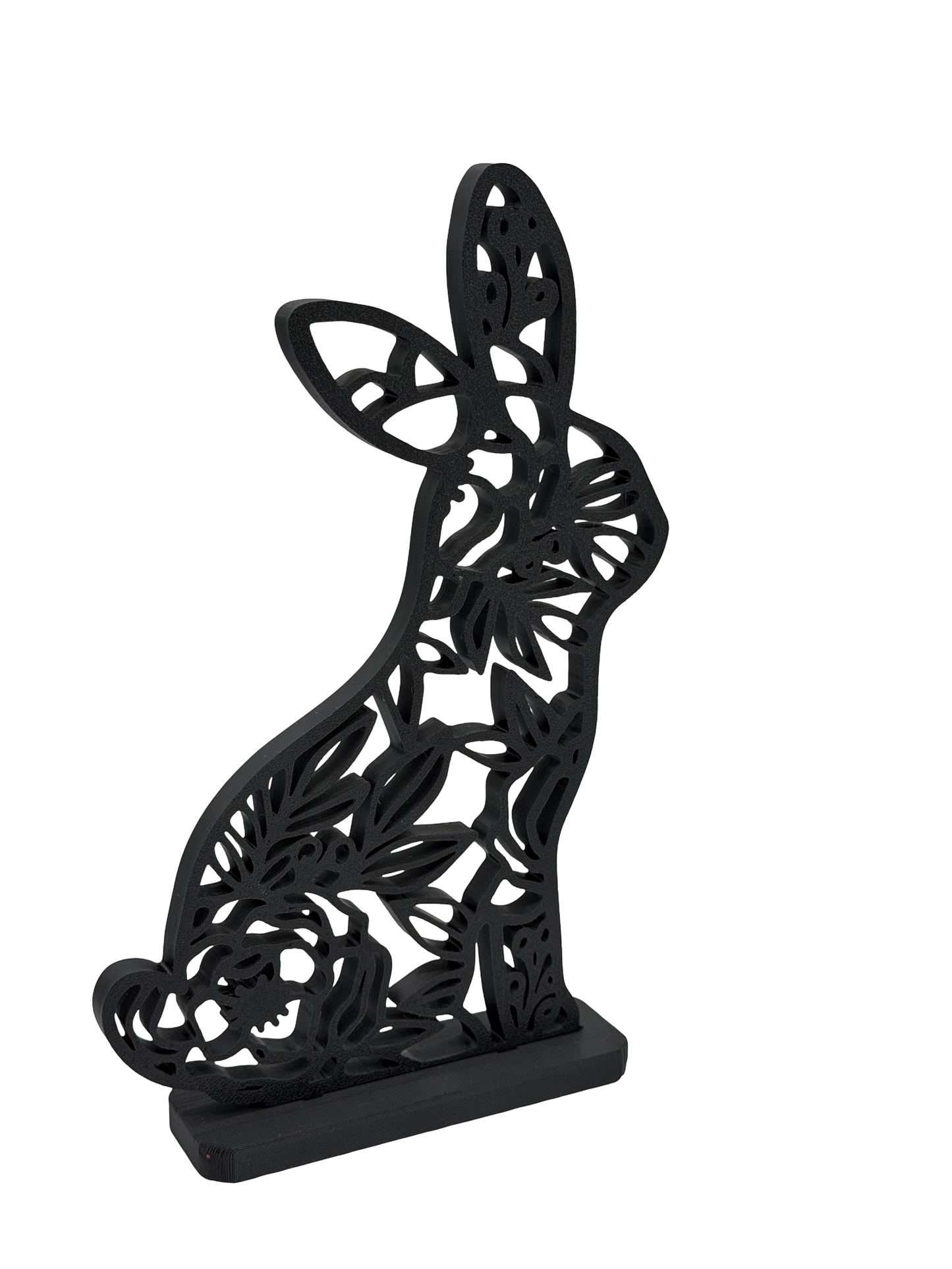 Paashaas Silhouette: De Elegantie van Smeedwerk