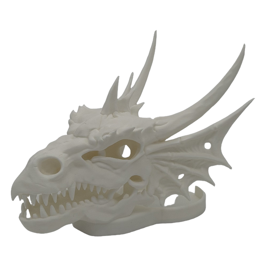Drakenkop met licht