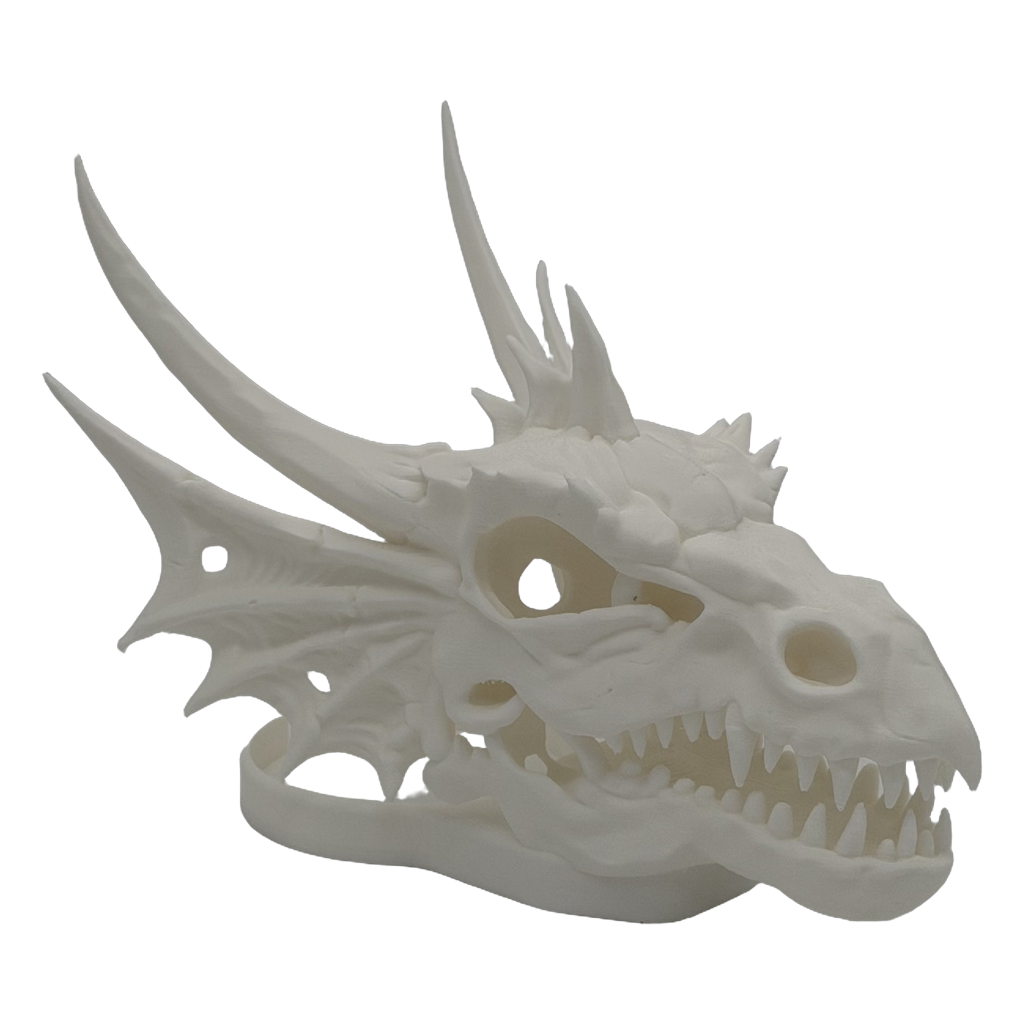 Drakenkop met licht