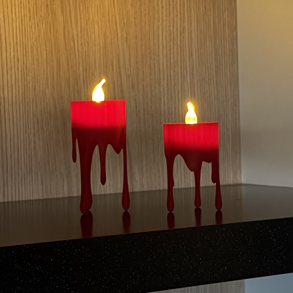 Druipende kaarshouder - set van 2