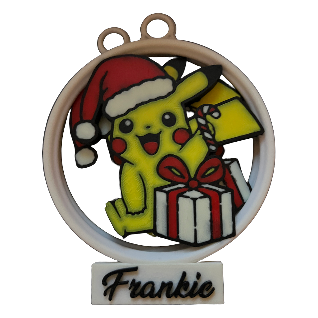 Gepersonaliseerde kerstbal met naam