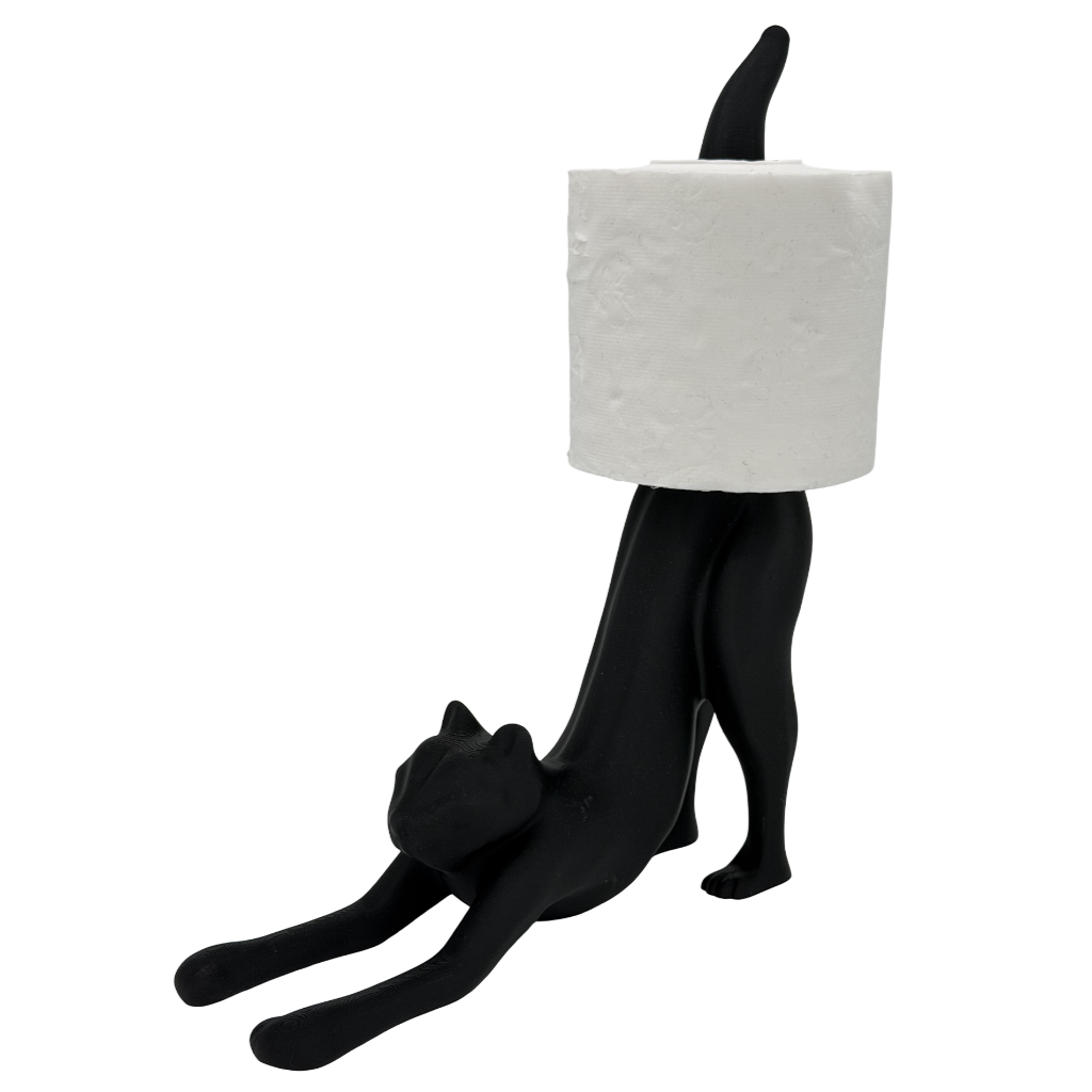 Toiletrolhouder kat
