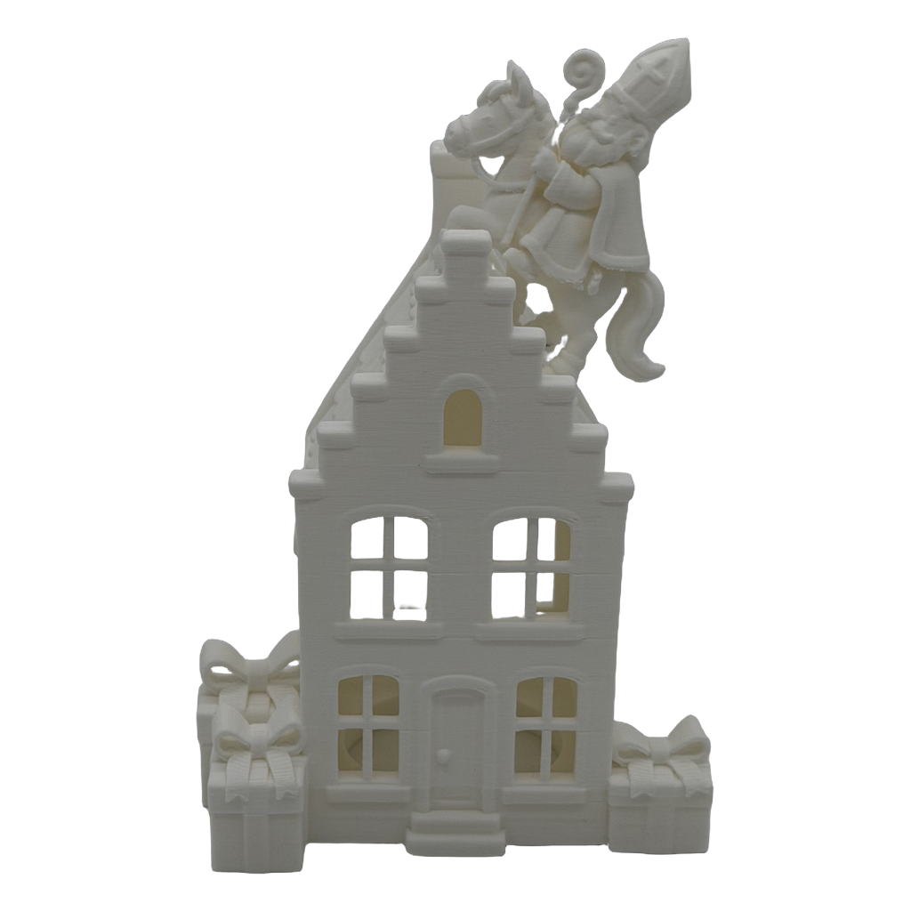 Sinterklaashuisje met licht