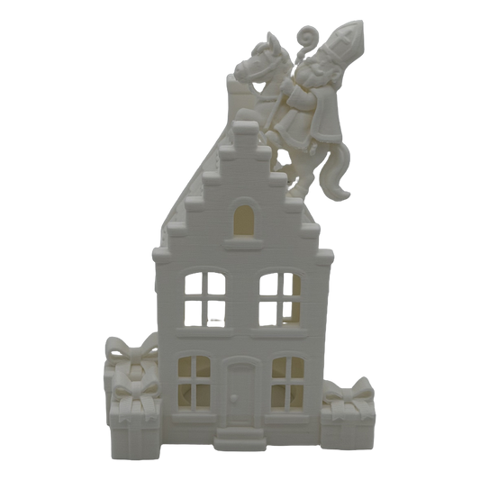 Sinterklaashuisje met licht