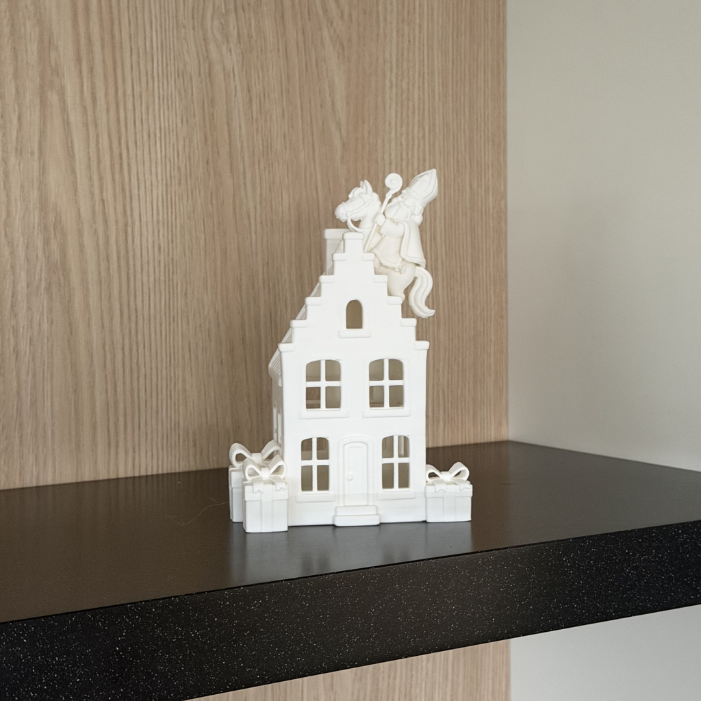 Sinterklaashuisje met licht