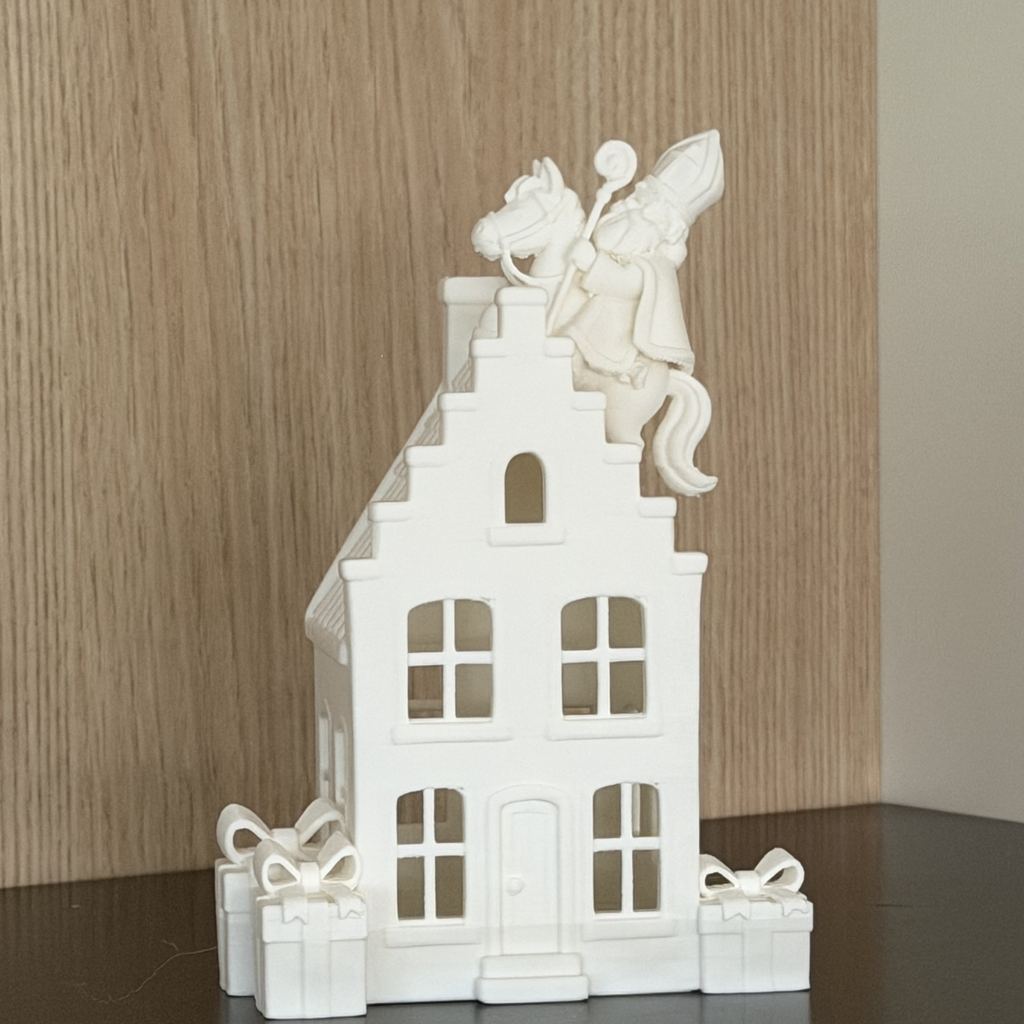 Sinterklaashuisje met licht