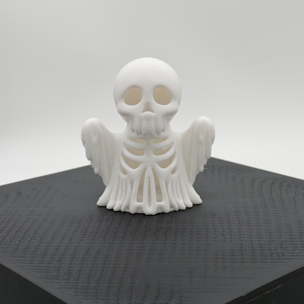 Spook-skelet met vleugels