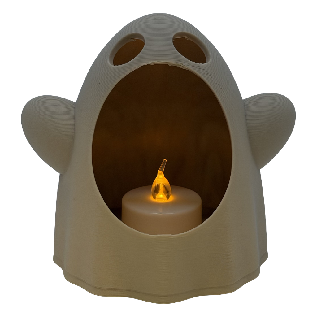 Spook met open mond